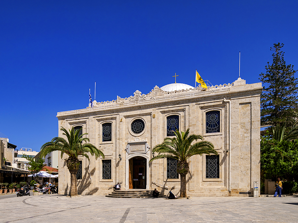 The Basilica of St. Titus, City of Heraklion, Crete, Greek Islands, Greece, Europe