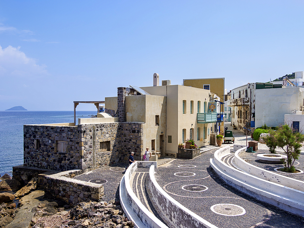 Street of Mandraki Town, Nisyros Island, Dodecanese, Greek Islands, Greece, Europe