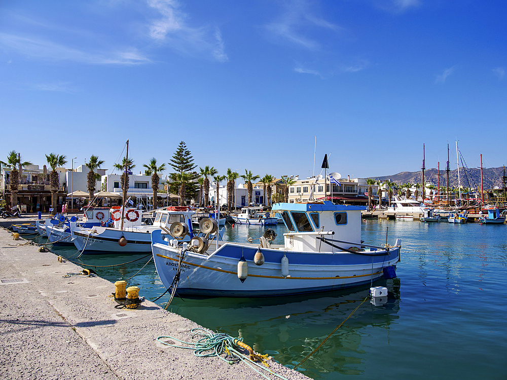 Port in Kardamaina, Kos Island, Dodecanese, Greek Islands, Greece, Europe