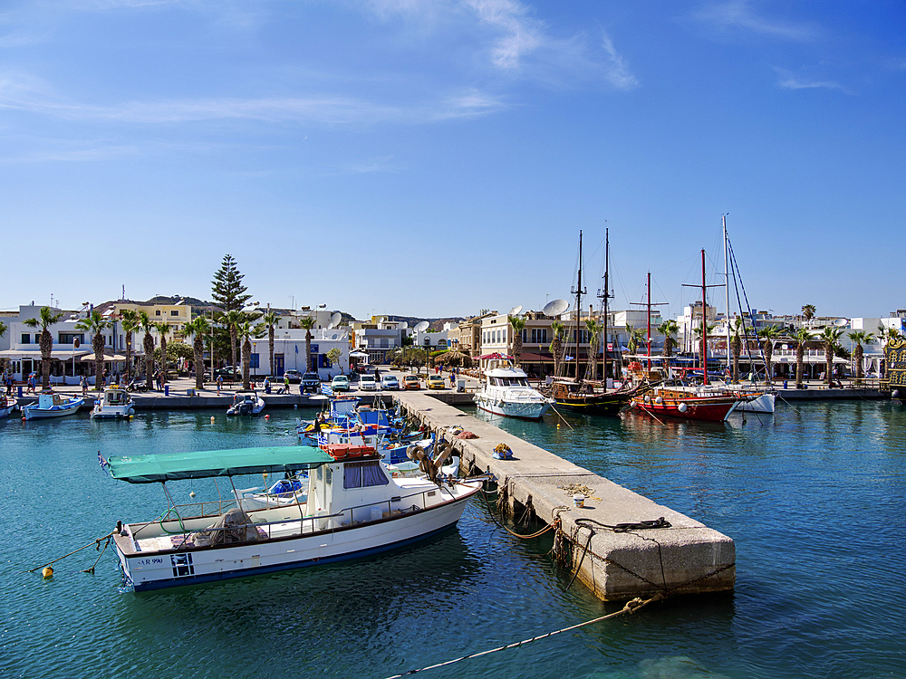 Port in Kardamaina, Kos Island, Dodecanese, Greek Islands, Greece, Europe