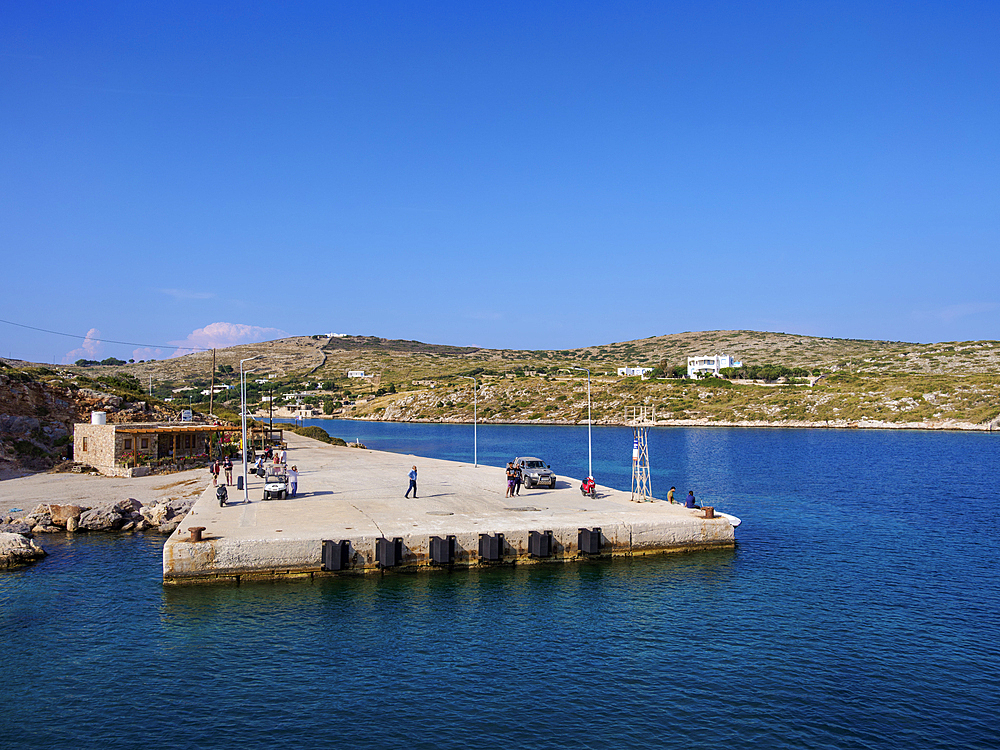 Arki Port, Arkoi Island, Dodecanese, Greek Islands, Greece, Europe