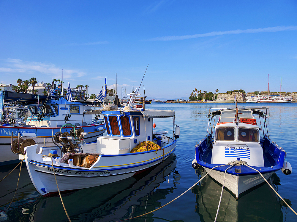 Kos Town Harbour, Kos Island, Dodecanese, Greek Islands, Greece, Europe