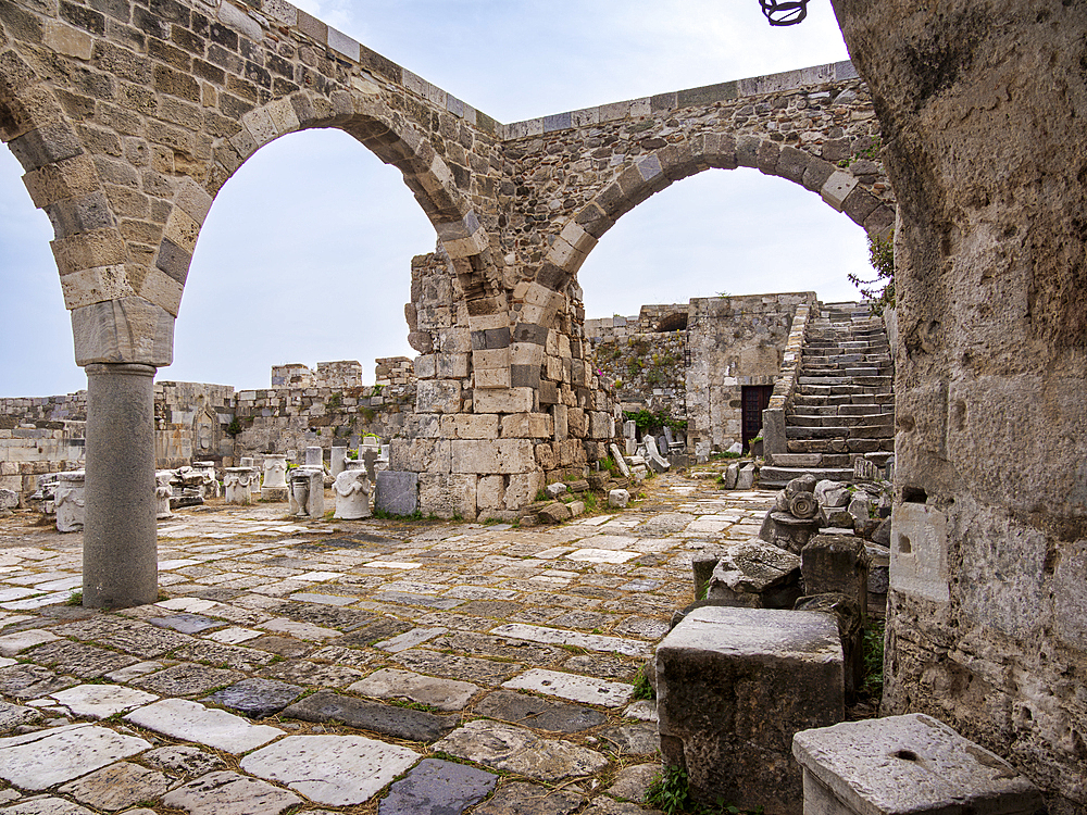 Nerantzia Castle, Kos Town, Kos Island, Dodecanese, Greek Islands, Greece, Europe