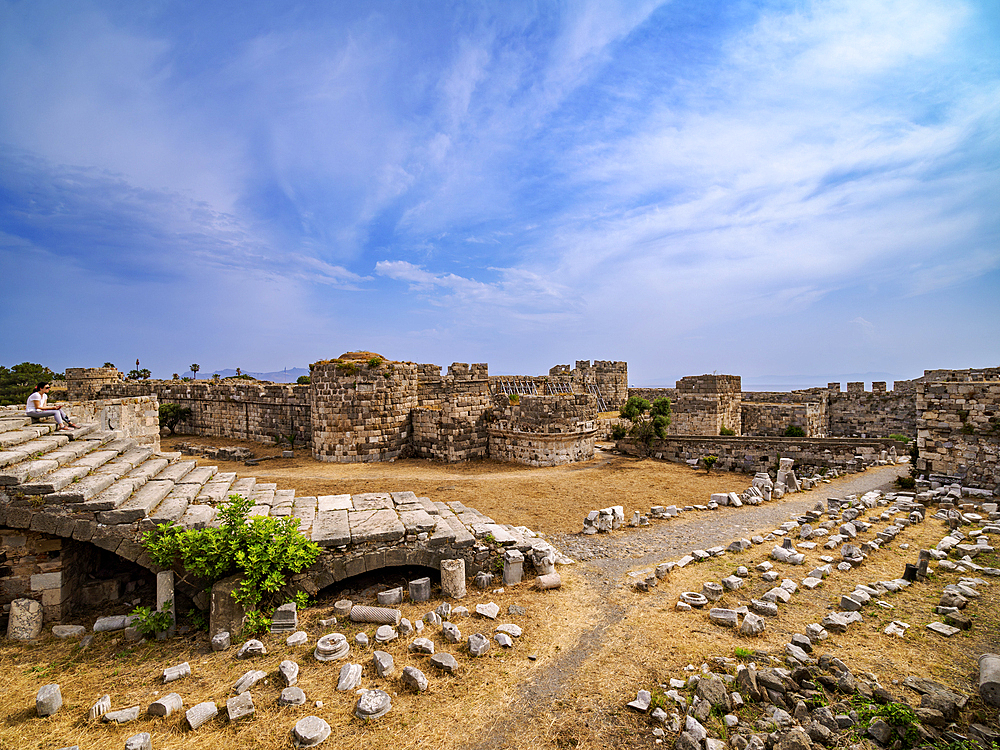 Nerantzia Castle, Kos Town, Kos Island, Dodecanese, Greek Islands, Greece, Europe