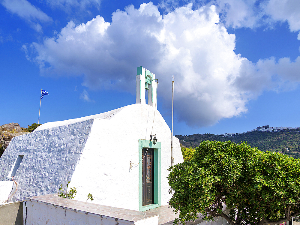 Agia Paraskevi Church, Skala, Patmos Island, Dodecanese, Greek Islands, Greece, Europe