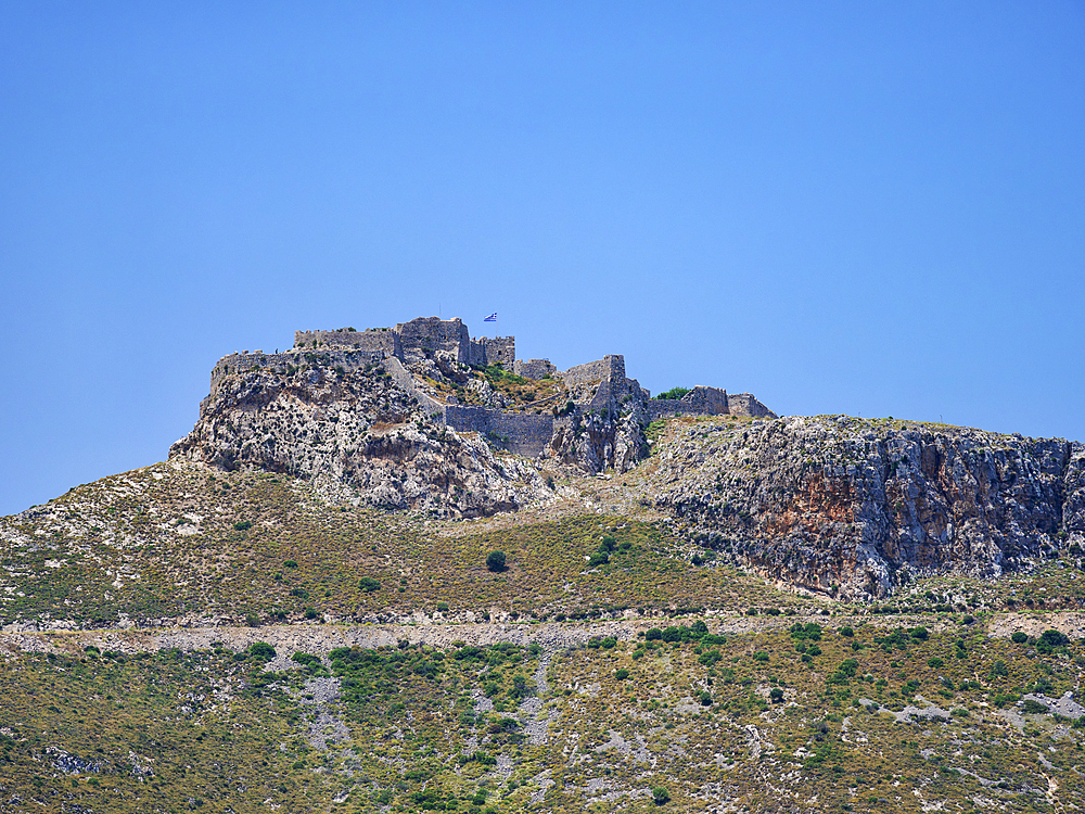 Medieval Castle of Pandeli, Leros Island, Dodecanese, Greek Islands, Greece, Europe