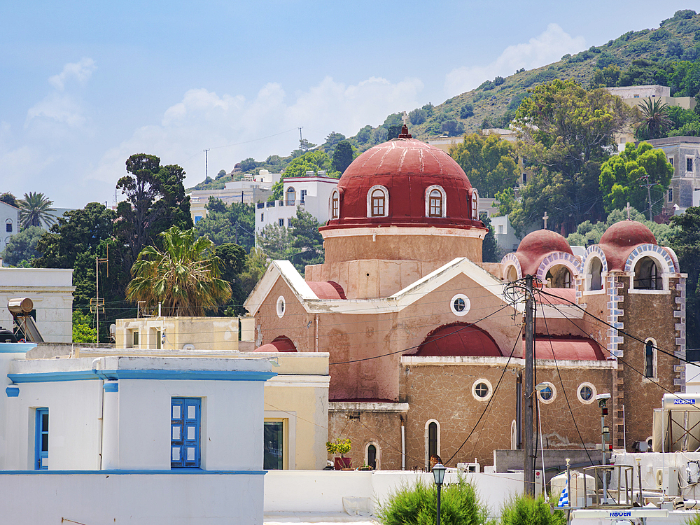 Church of Agia Marina, Leros Island, Dodecanese, Greek Islands, Greece, Europe