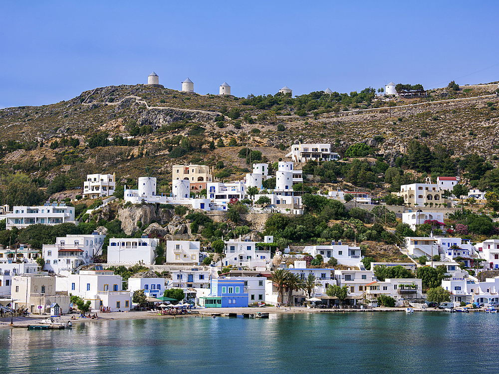 Pandeli Waterfront, Agia Marina, Leros Island, Dodecanese, Greek Islands, Greece, Europe