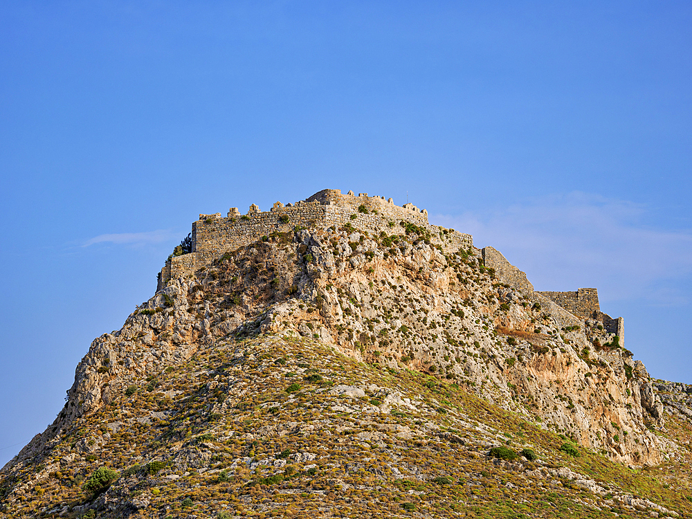 Medieval Castle of Pandeli, Leros Island, Dodecanese, Greek Islands, Greece, Europe