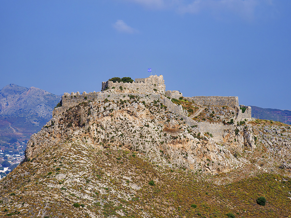 Medieval Castle of Pandeli, Leros Island, Dodecanese, Greek Islands, Greece, Europe