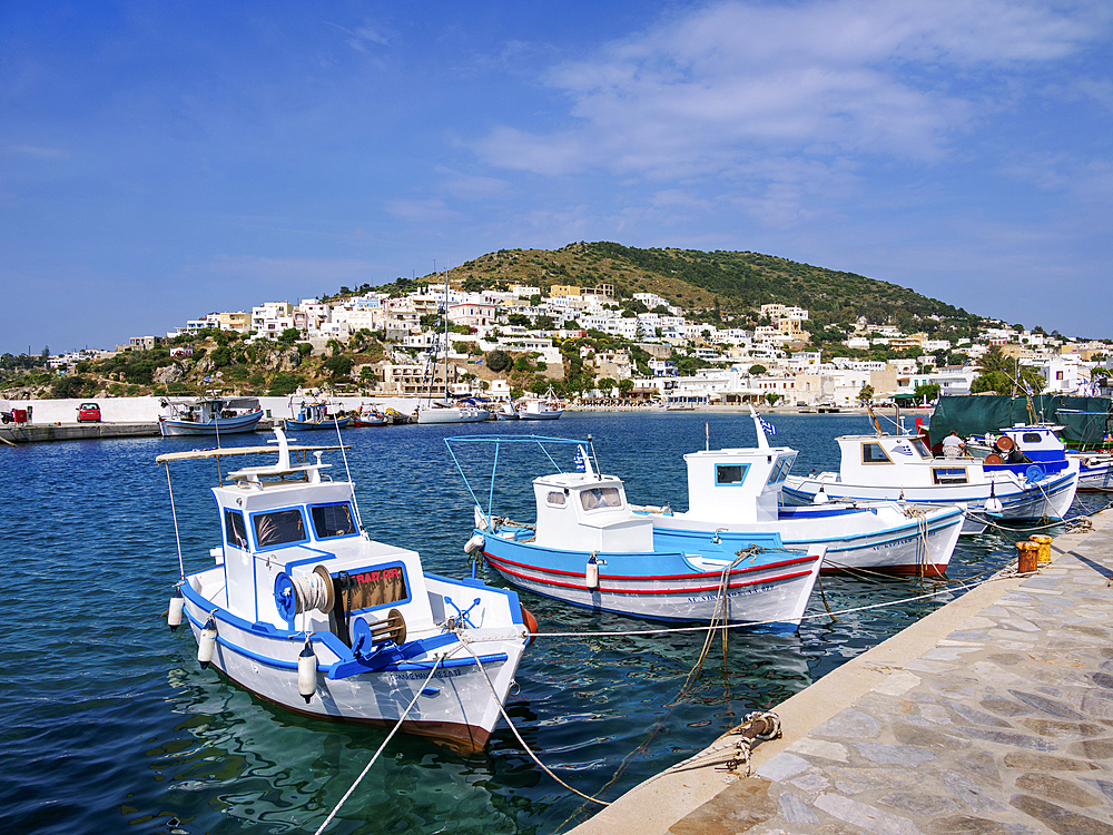 Pandeli Fishing Port, Leros Island, Dodecanese, Greek Islands, Greece, Europe