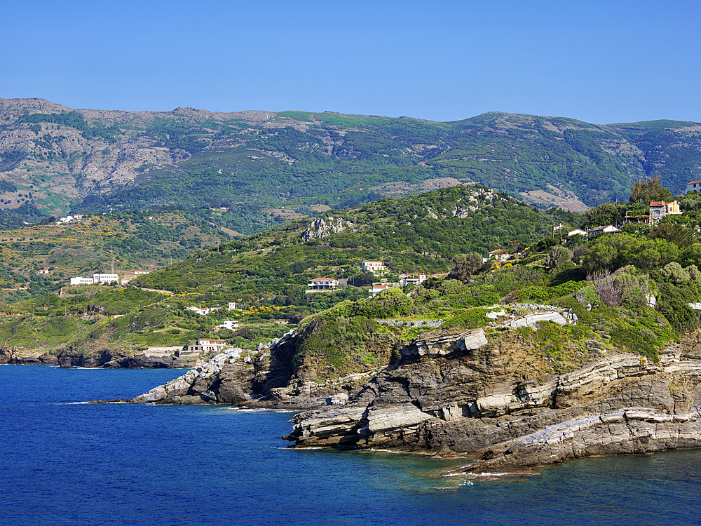 Coast of Evdilos, Icaria Island, North Aegean, Greek Islands, Greece, Europe