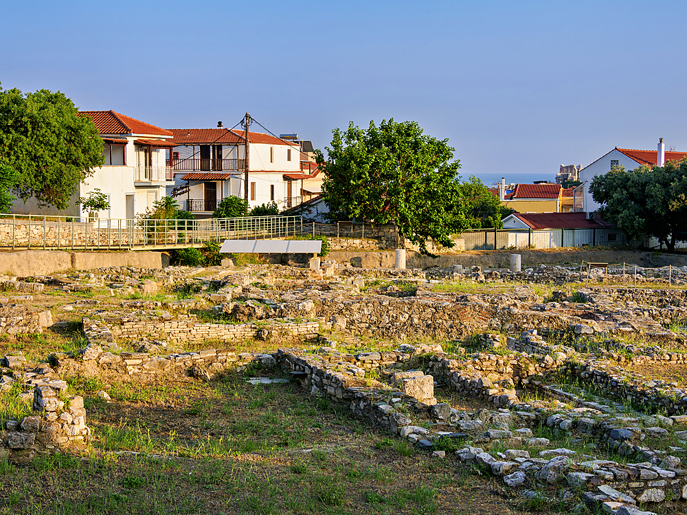 Ruins of Ancient City, Archaeological Museum, Pythagoreion, UNESCO World Heritage Site, Pythagoreio, Samos Island, North Aegean, Greek Islands, Greece, Europe