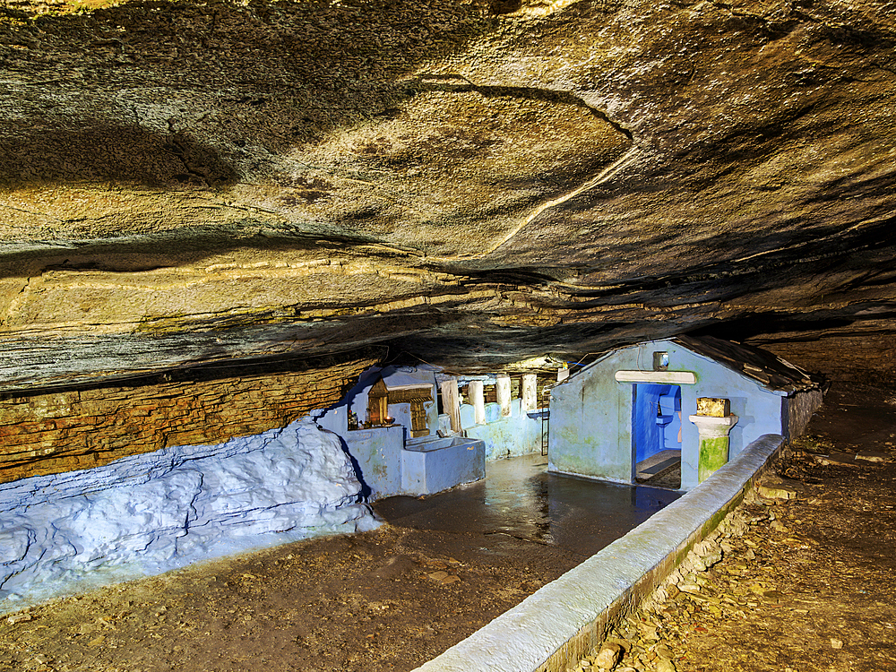 Cave Chapel, Panagia Spiliani Monastery, Pythagoreio, Samos Island, North Aegean, Greek Islands, Greece, Europe