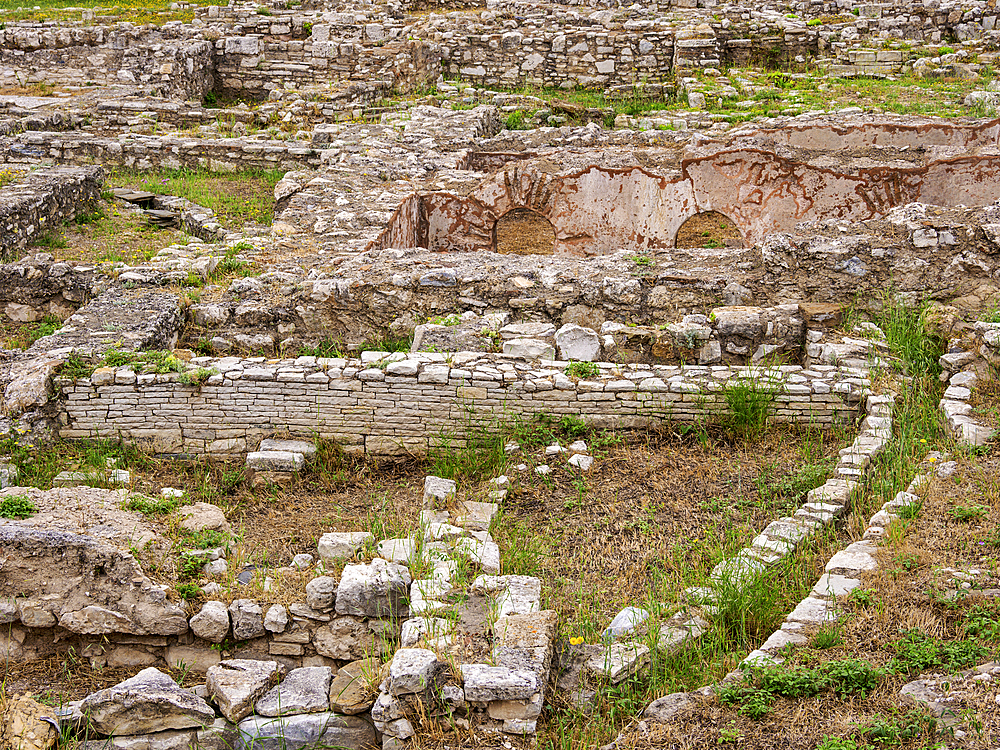 Ruins of Ancient City, Archaeological Museum, Pythagoreion, UNESCO World Heritage Site, Pythagoreio, Samos Island, North Aegean, Greek Islands, Greece, Europe