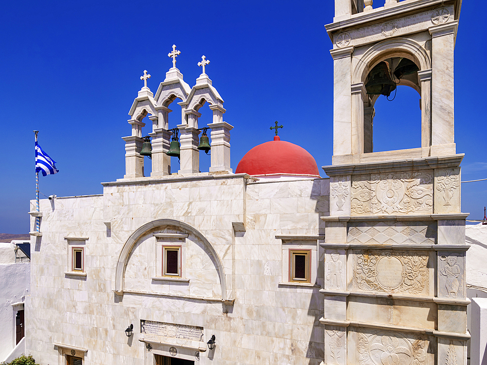 Monastery of Tourliani, Ano Mera, Mykonos Island, Cyclades, Greek Islands, Greece, Europe