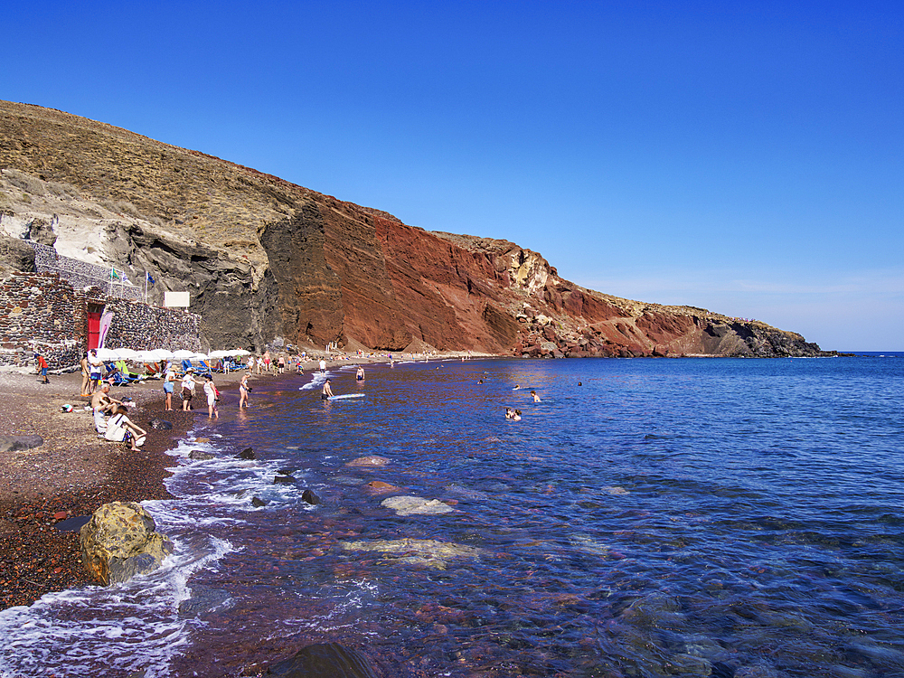 The Red Beach, Santorini (Thira) Island, Cyclades, Greek Islands, Greece, Europe