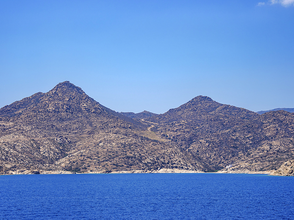 Coast of Ios Island, Cyclades, Greek Islands, Greece, Europe