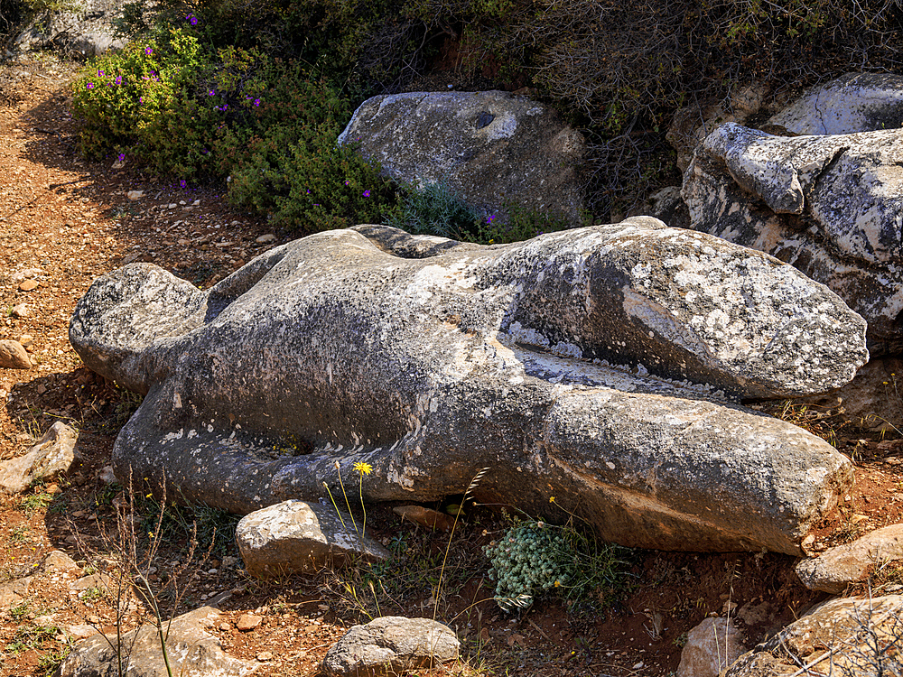 Faragi Kouros, Naxos Island, Cyclades, Greek Islands, Greece, Europe