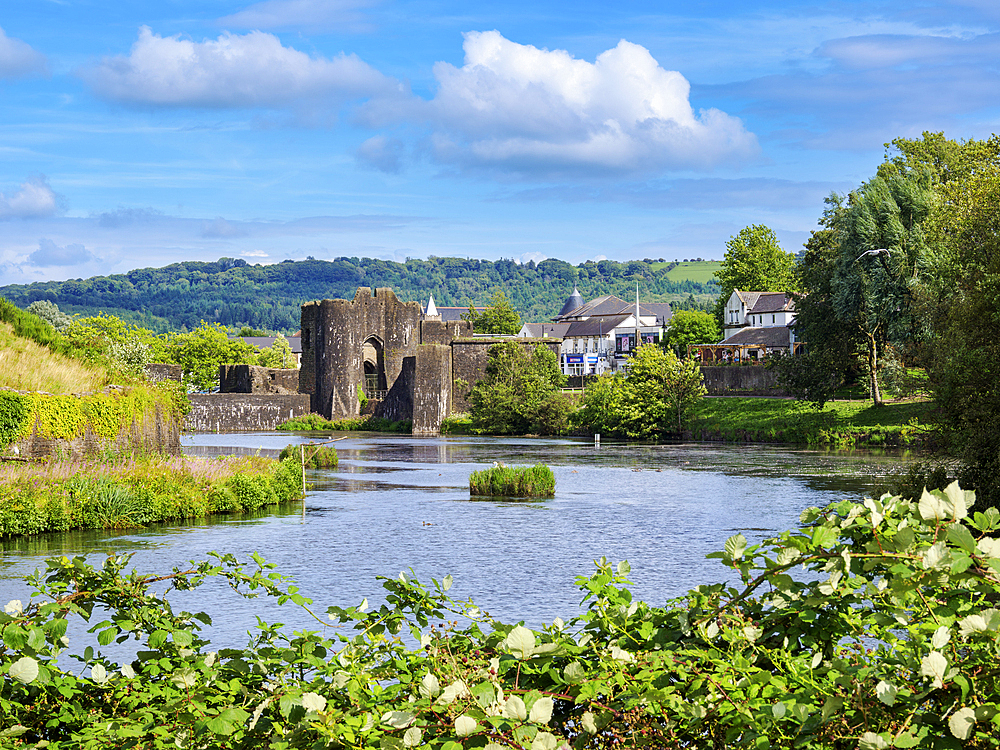 Caerphilly Castle, Caerphilly, Gwent, Wales, United Kingdom, Europe