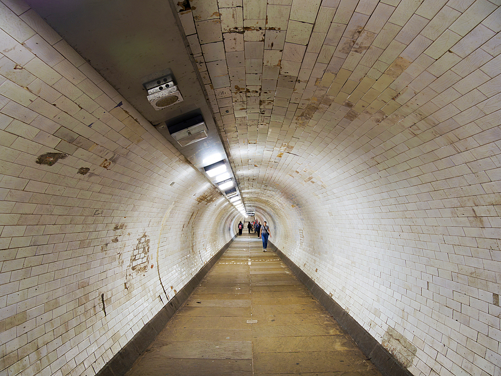 Greenwich Foot Tunnel, interior, Greenwich, London, England, United Kingdom, Europe