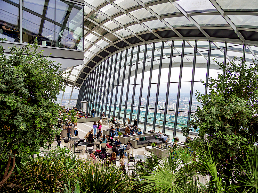 Sky Garden, interior, City of London, London, England, United Kingdom, Europe