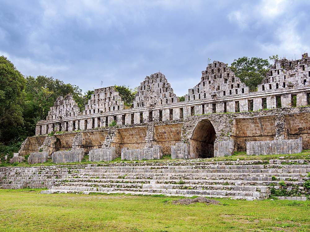 Complex of the House of the Doves, Uxmal, Yucatan State, Mexico