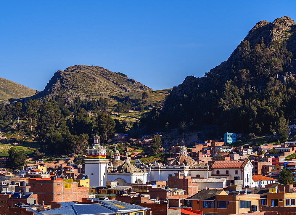 Copacabana, elevated view, La Paz Department, Bolivia, South America