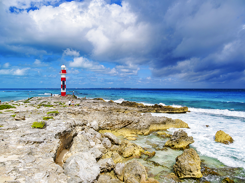 Punta Cancun Lighthouse, Cancun, Quintana Roo State, Mexico