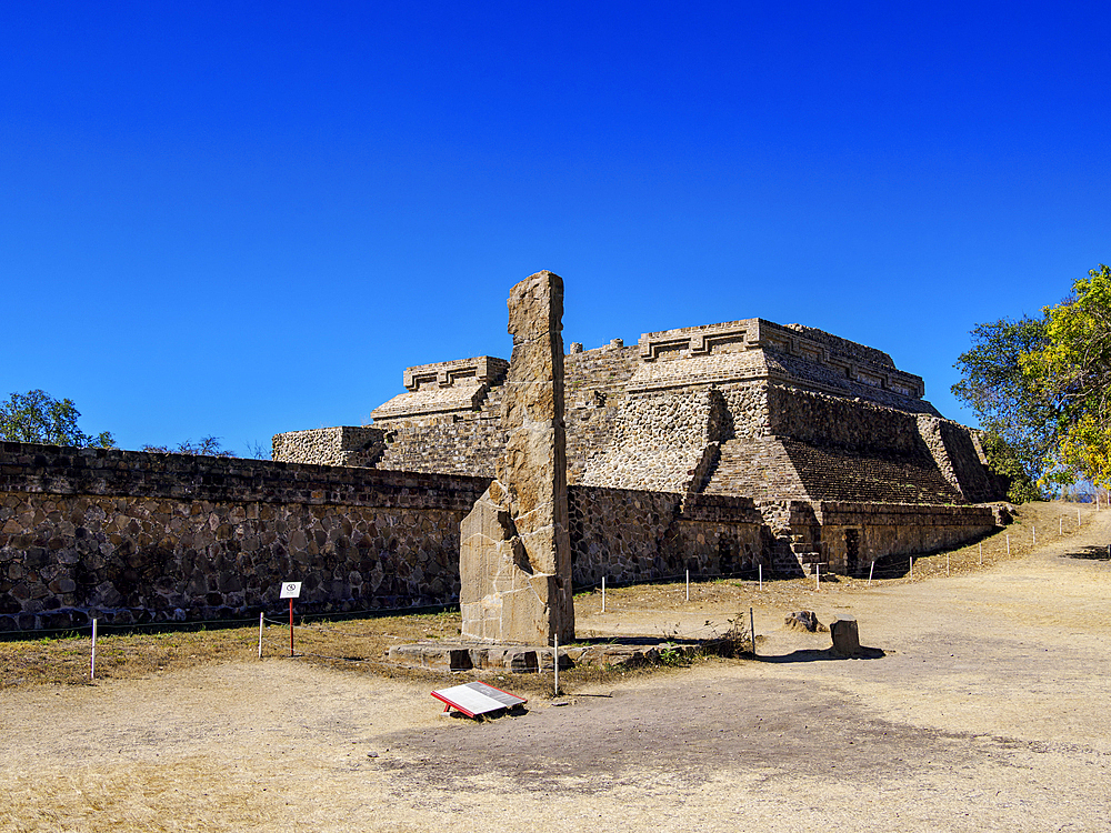Building K, Monte Alban Archaeological Site, Oaxaca State, Mexico