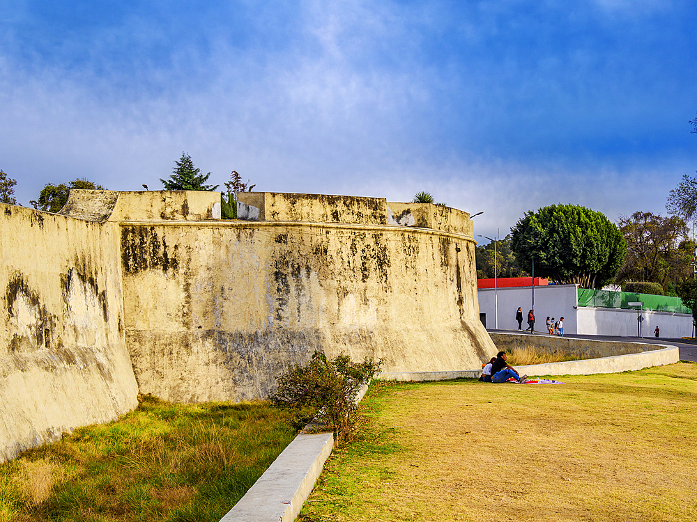 Fuerte de Loreto at sunset, Historic Zone of the Forts, City of Puebla, Puebla State, Mexico