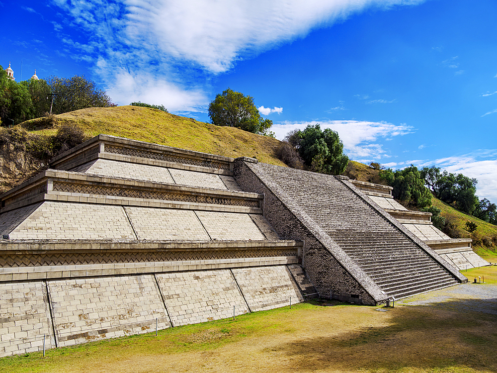 The Great Pyramid Archaeological Site, Cholula, Puebla State, Mexico