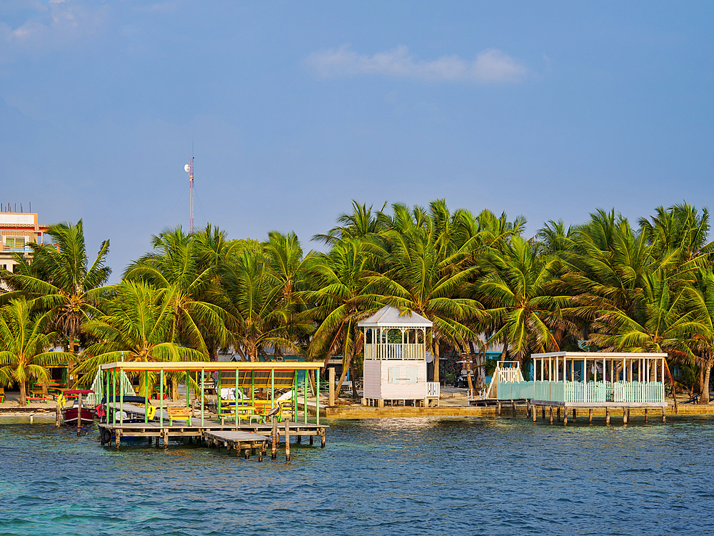 Waterfront of Caye Caulker, Belize District, Belize