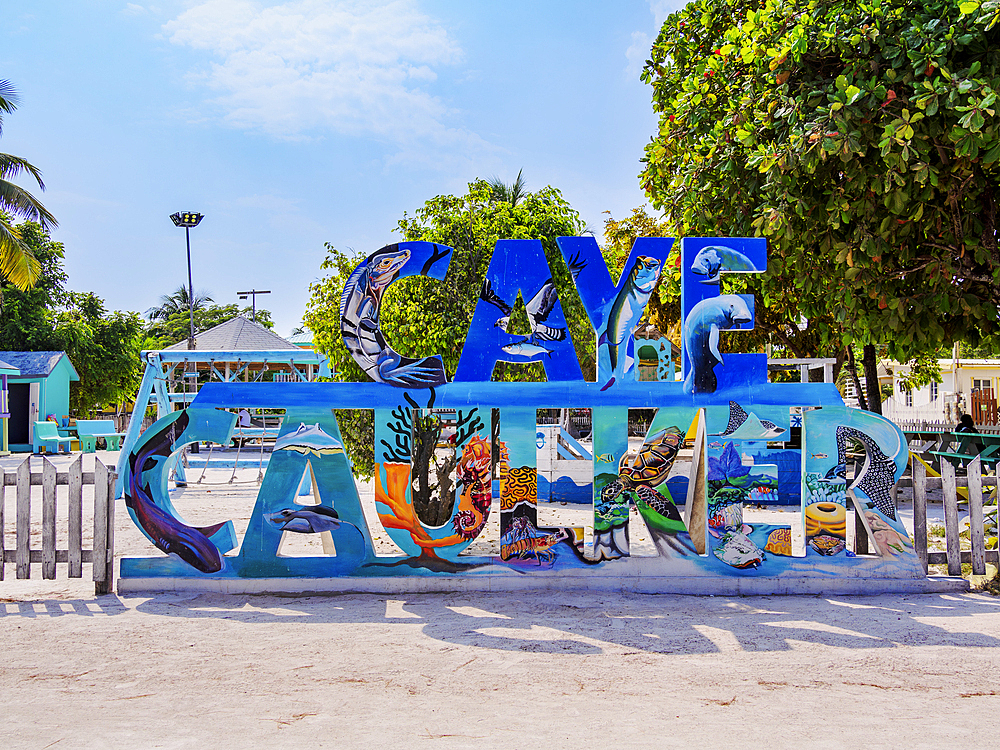 Caye Caulker Letters, Caye Caulker, Belize District, Belize