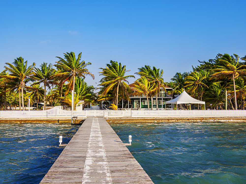 Waterfront of San Pedro Town, Ambergris Caye, Belize District, Belize