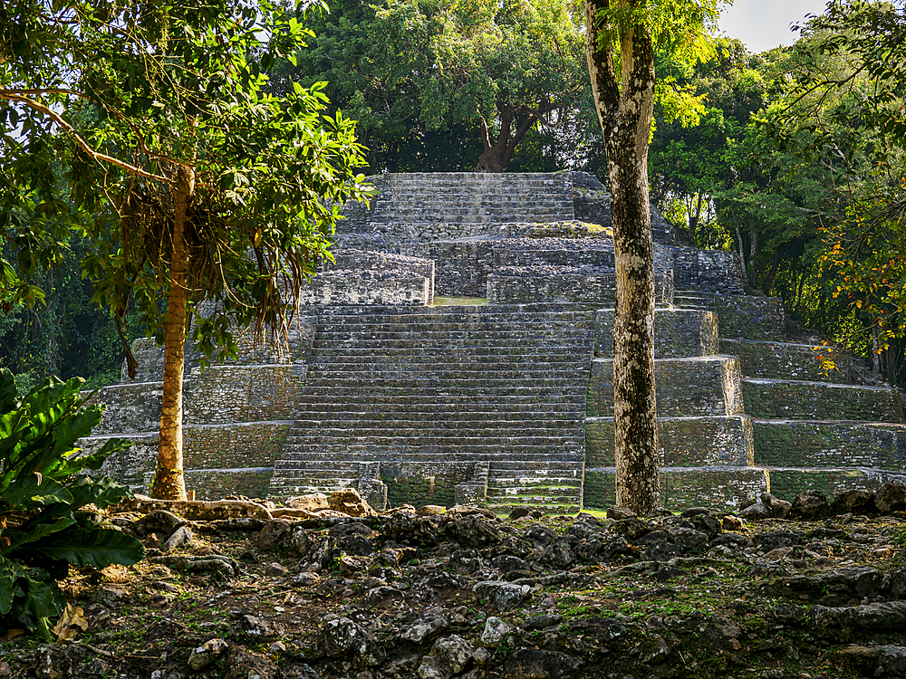 Temple of the Jaguar, Lamanai Archaeological Reserve, Orange Walk District, Belize