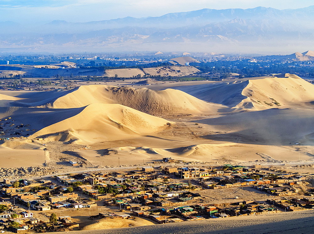 Sand dunes of Ica Desert near Huacachina, Ica Region, Peru, South America