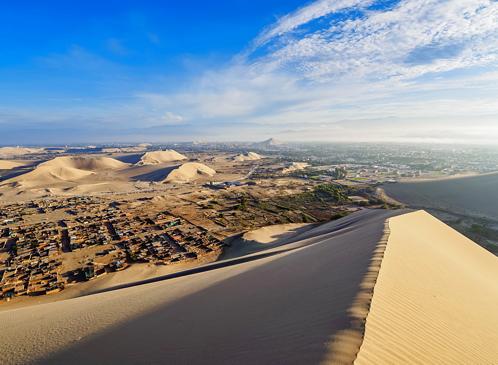 Sand dunes of Ica Desert near Huacachina, Ica Region, Peru, South America