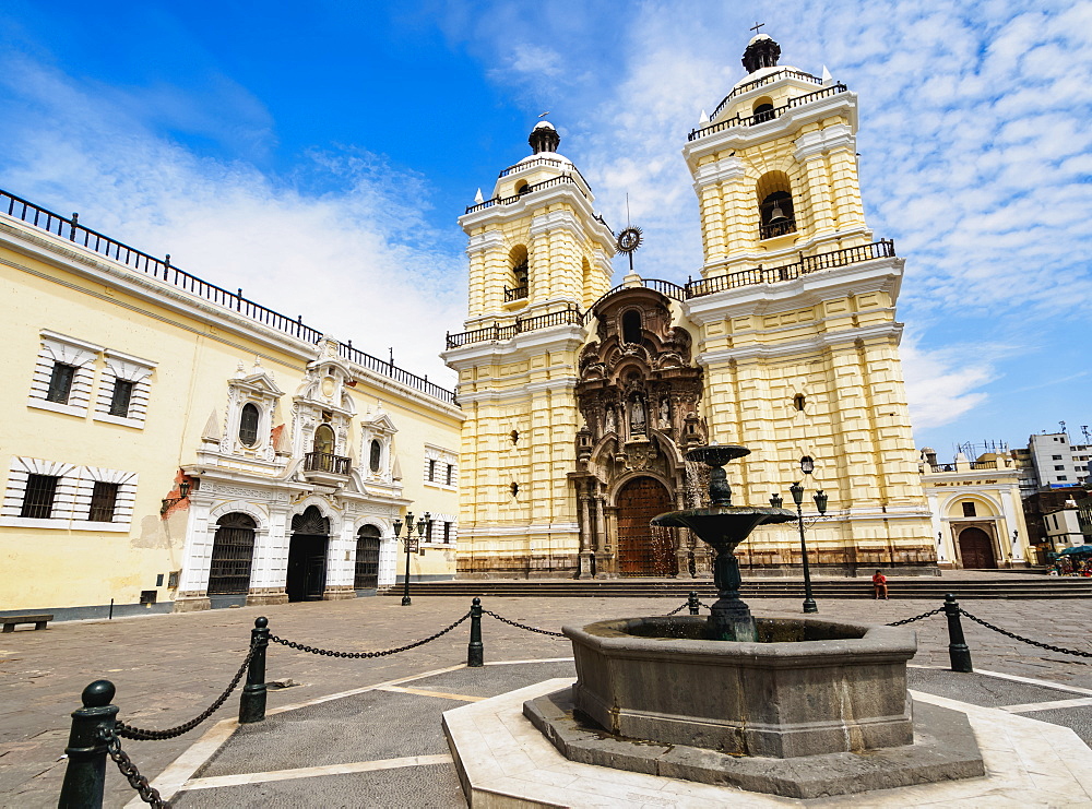 Monastery of San Francisco, Old Town,UNESCO World Heritage Site, Lima, Peru, South America