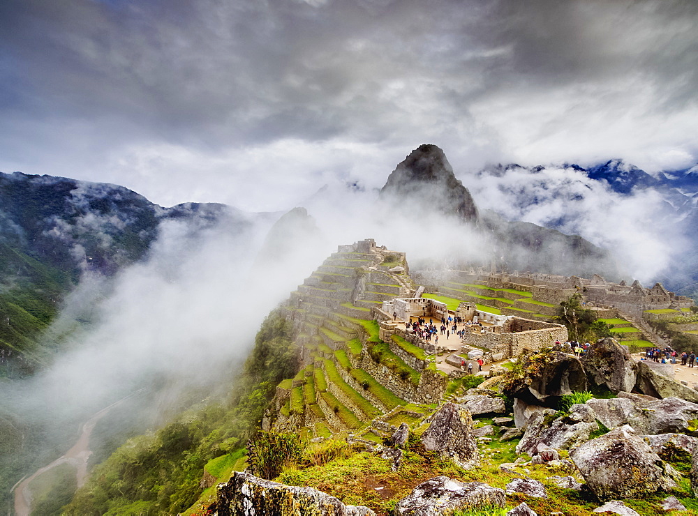 Machu Picchu Ruins, UNESCO World Heritage Site, Cusco Region, Peru, South America