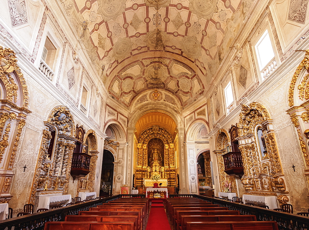 Church of Sao Pedro, interior, Ponta Delgada, Sao Miguel Island, Azores, Portugal, Atlantic, Europe