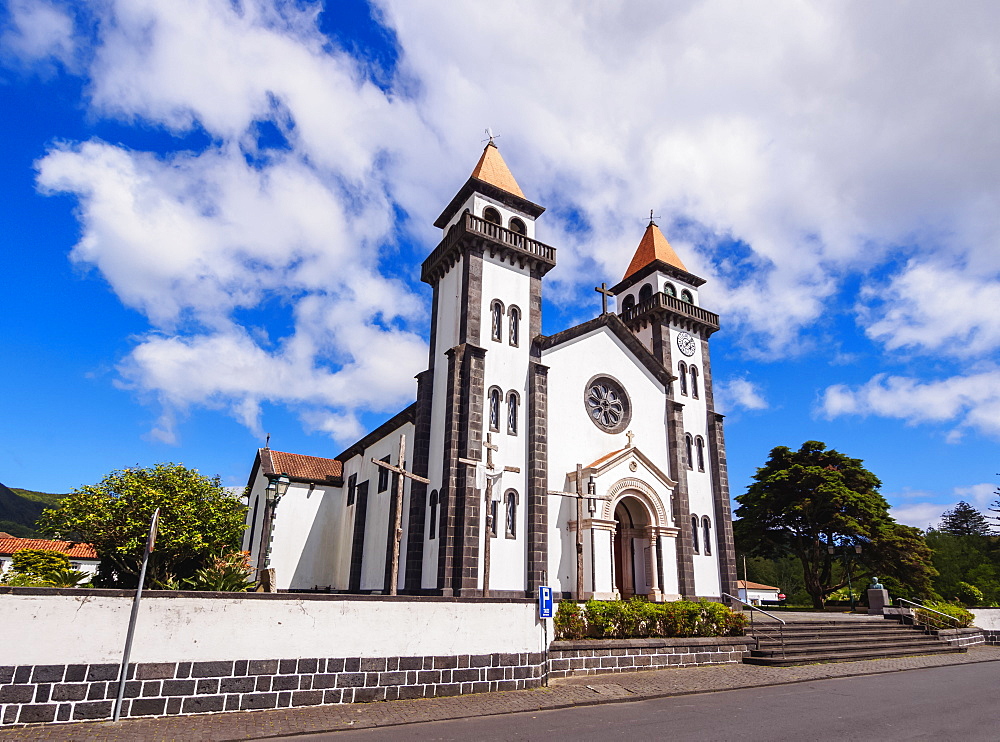 Church of Nossa Senhora da Alegria, Furnas, Sao Miguel Island, Azores, Portugal, Atlantic, Europe