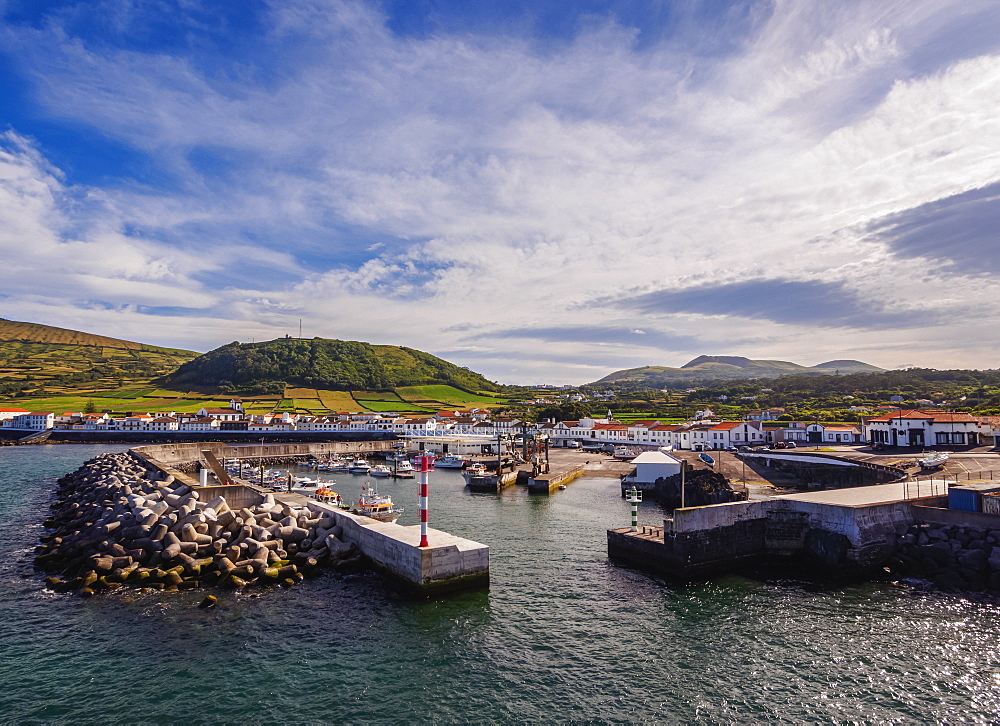 Port in Praia, Graciosa Island, Azores, Portugal, Atlantic, Europe