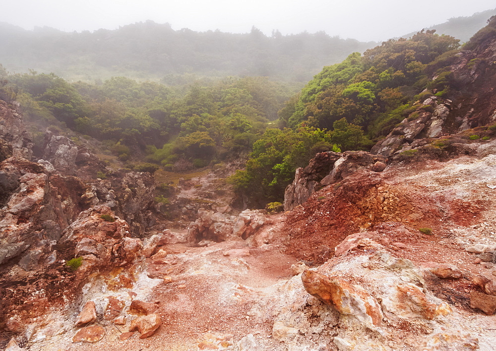 Furnas do Enxofre, fumaroles, Terceira Island, Azores, Portugal, Atlantic, Europe