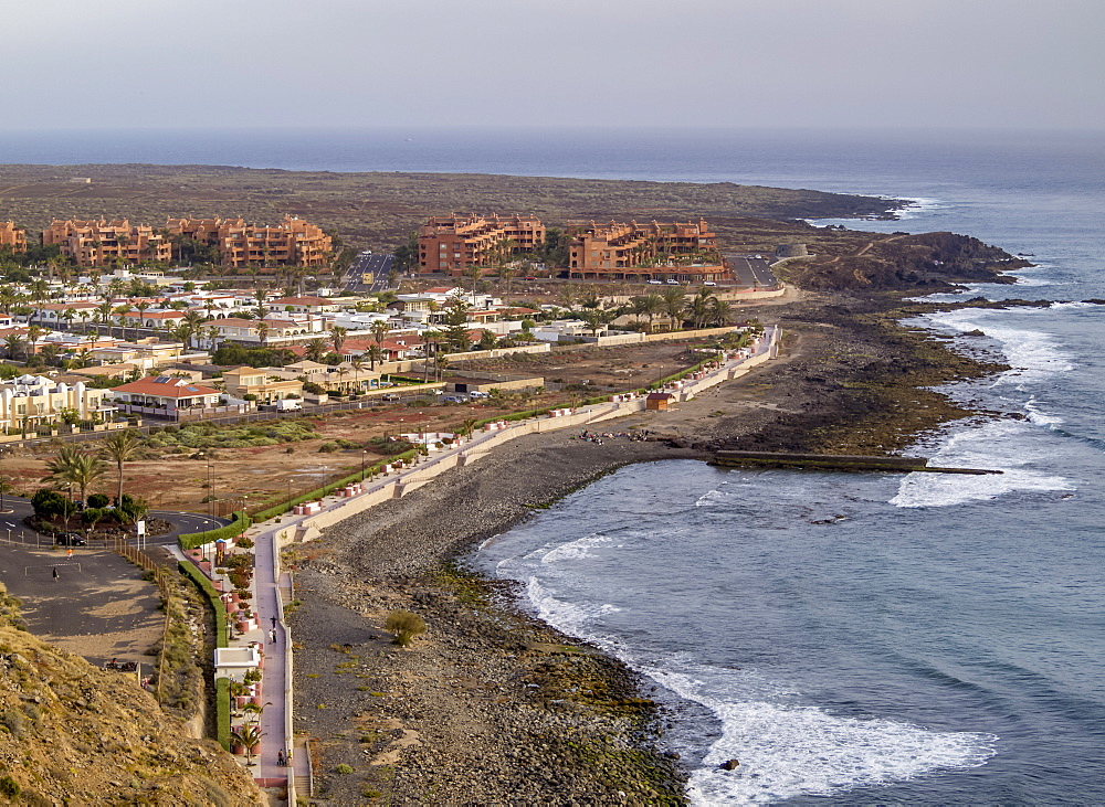 Palm-Mar, elevated view, Tenerife Island, Canary Islands, Spain, Atlantic, Europe