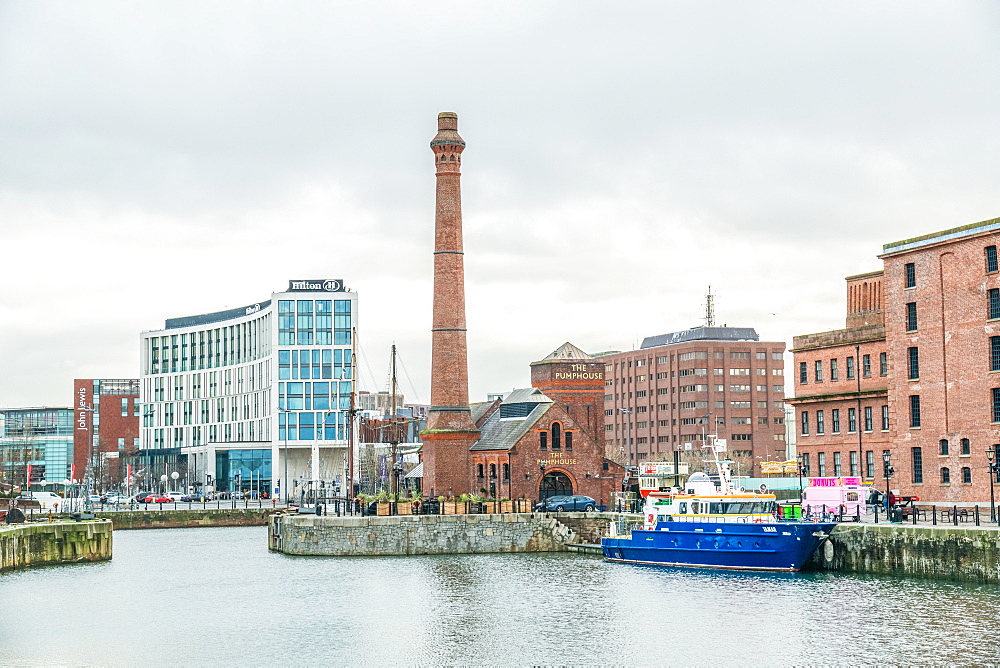 Royal Albert Dock in Liverpool, England, Europe