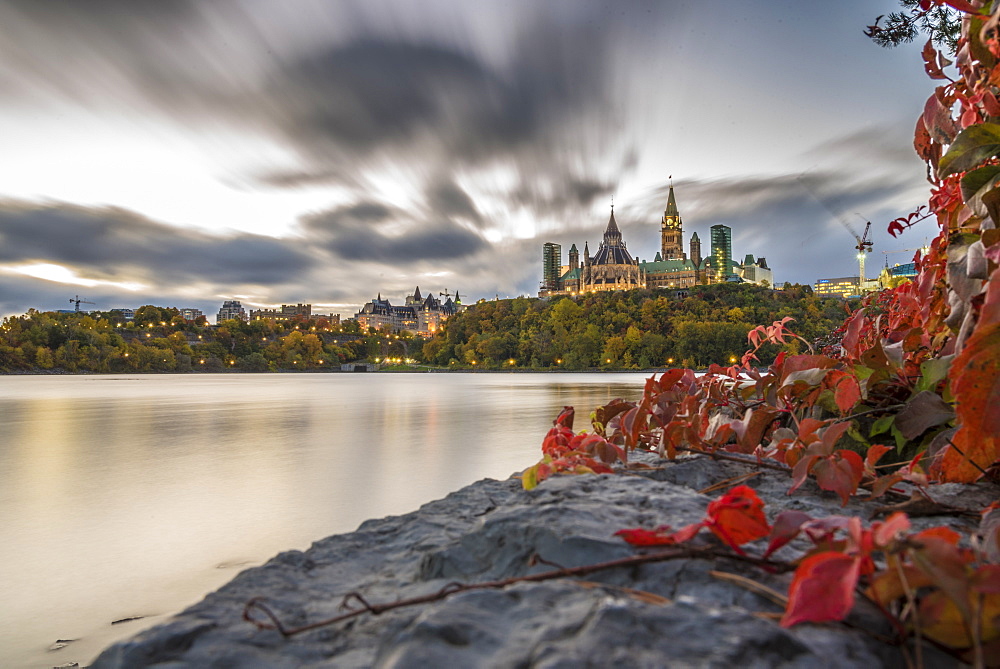 Parliament Hill in the fall, Ottawa, Ontario, Canada, North America