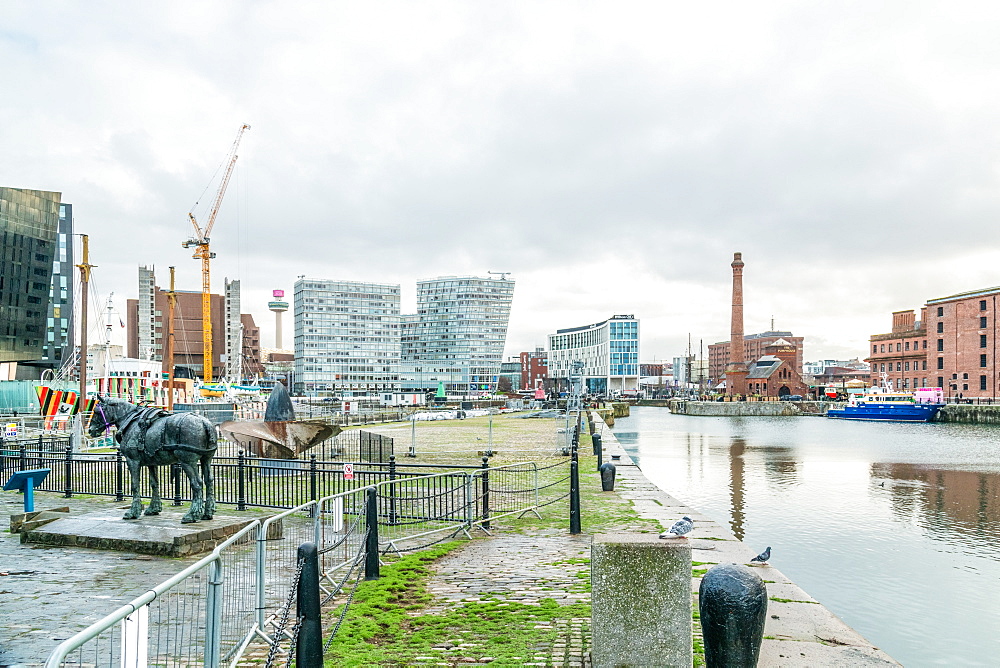 Royal Albert Dock in Liverpool, England, Europe