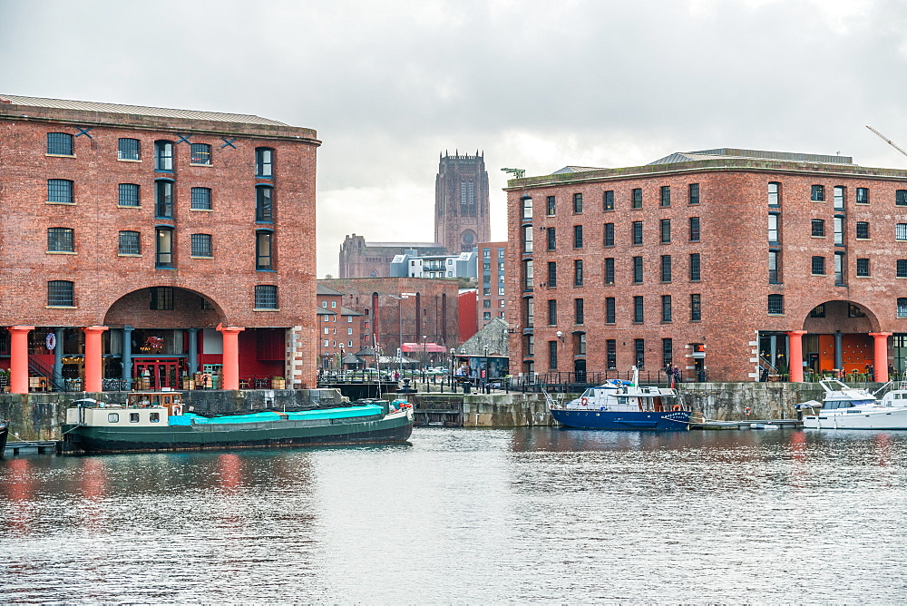 Royal Albert Dock in Liverpool, England, Europe