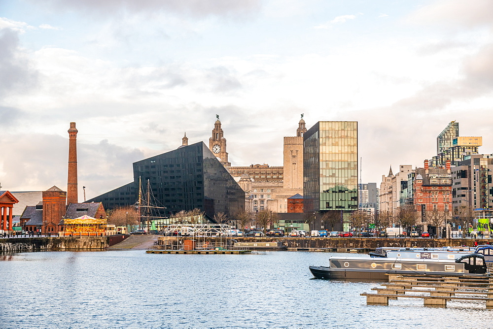 Royal Albert Dock in Liverpool, England, Europe